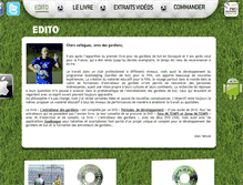Tablet Screenshot of entrainement-football.com